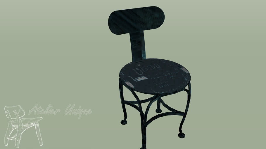 Cadeira Bistrô Paris preta