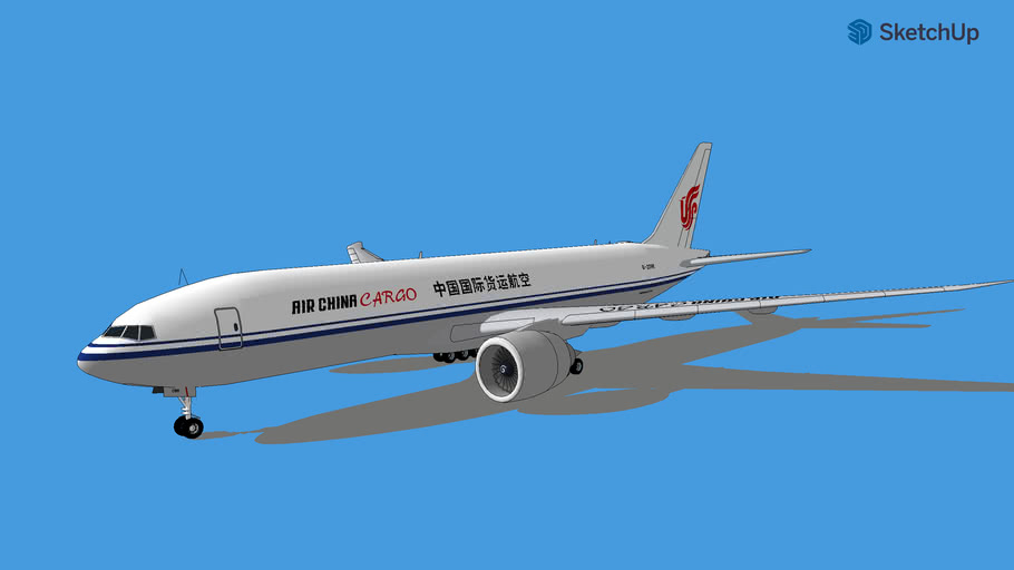 AirChina 777-300F | 3D Warehouse