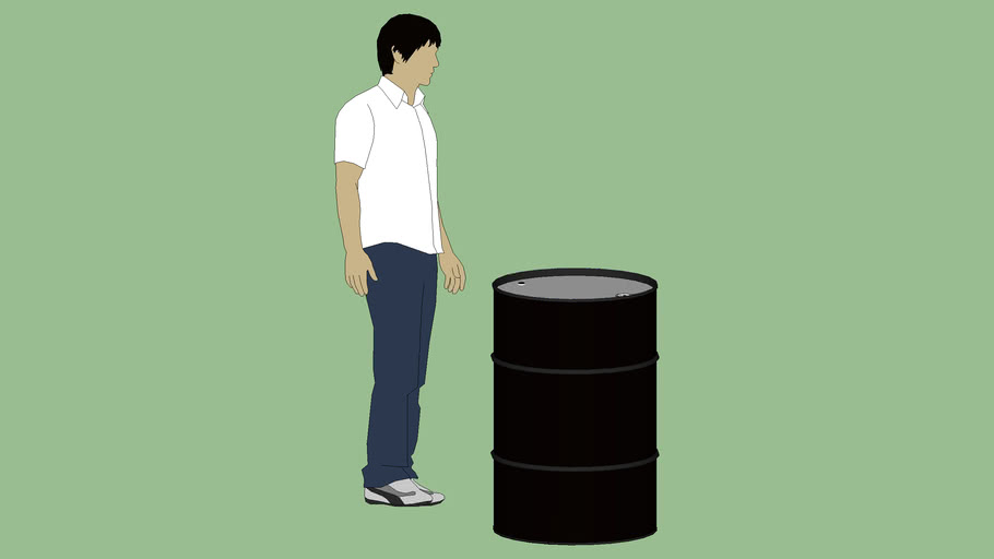 Industrial Series Container Drums Steel 55 gal. Closed Head