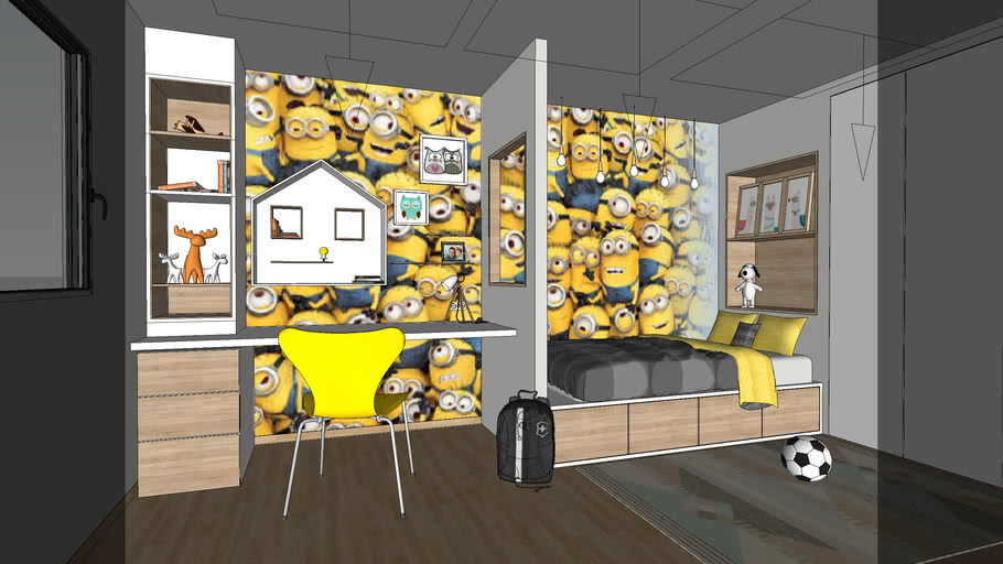 minions room for kids | 3D Warehouse
