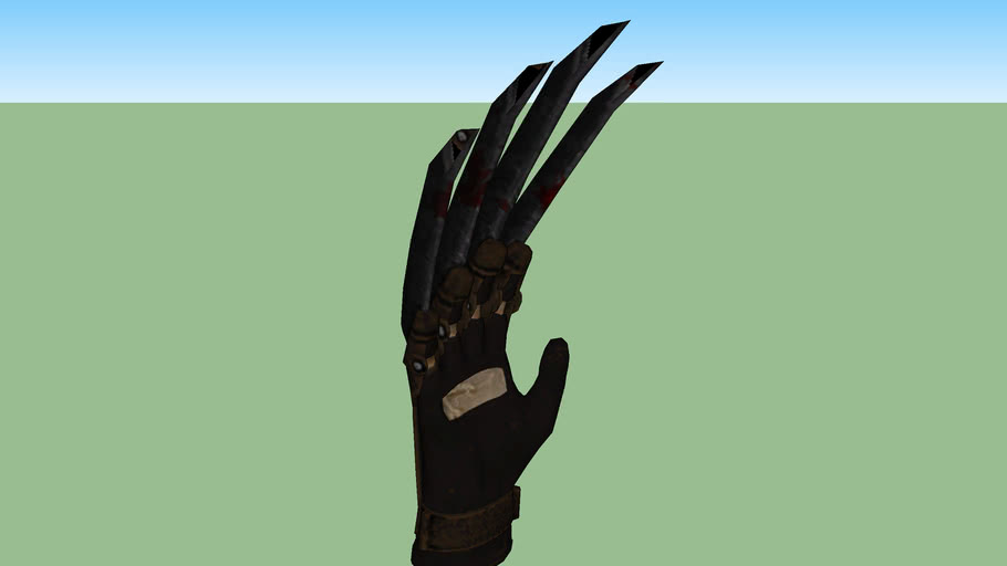 Glove Freddy Krueger Injustice 3D Warehouse