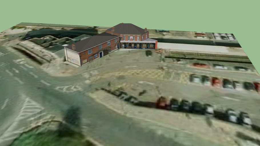 Colchester Town Rail Station, Colchester UK 3D Warehouse