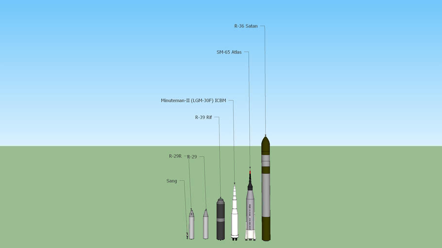 Missile Comparison 3d Warehouse