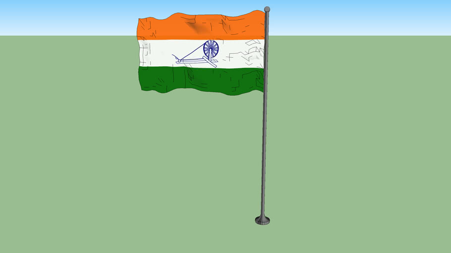 Flag of India 1931 3D Warehouse