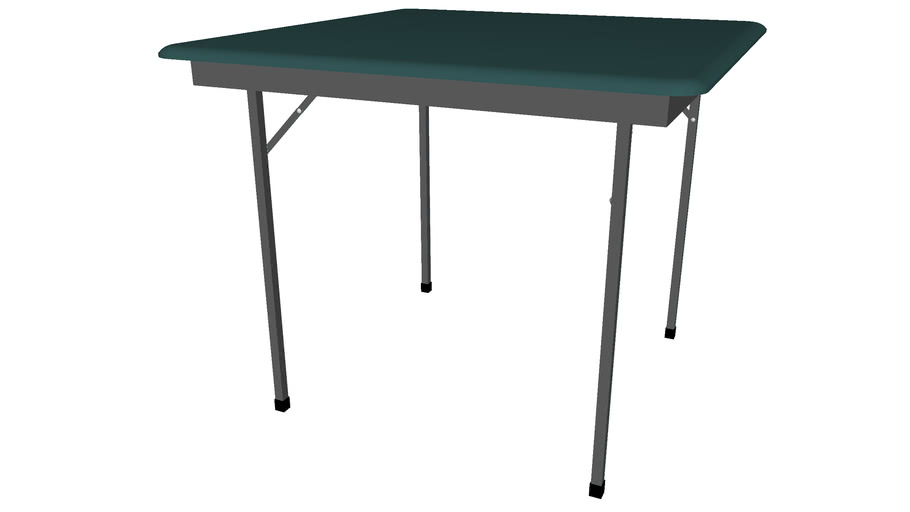 Folding Table 36inx36in Detailed 3D Warehouse   8a9a0745 Ce0d 488c 9530 F5520faa50a1