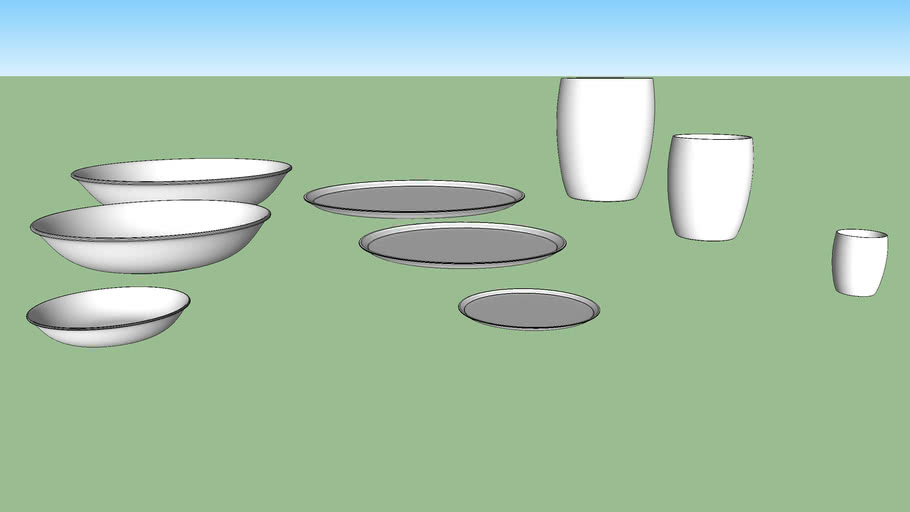 Dishes 3D Warehouse