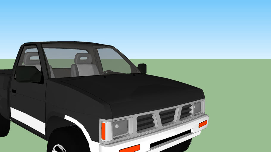 black nissan pickup | 3D Warehouse