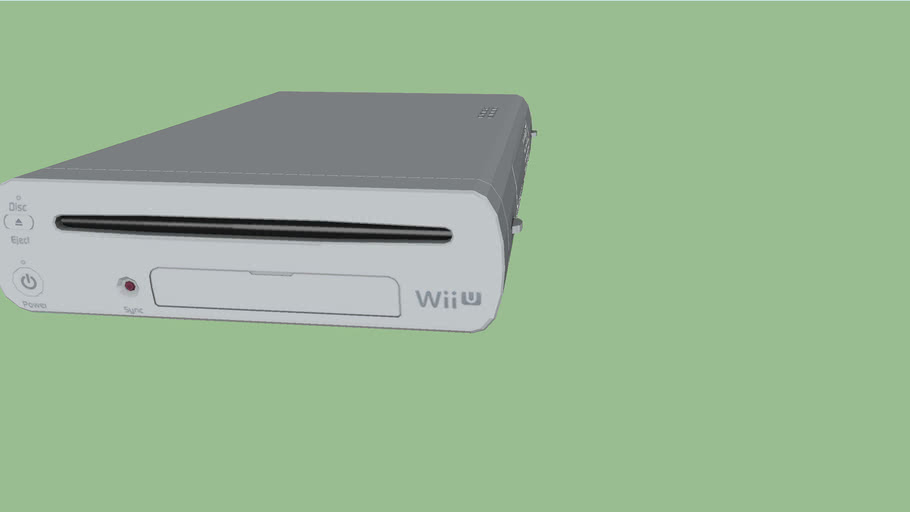 Wii U Console 3d Warehouse