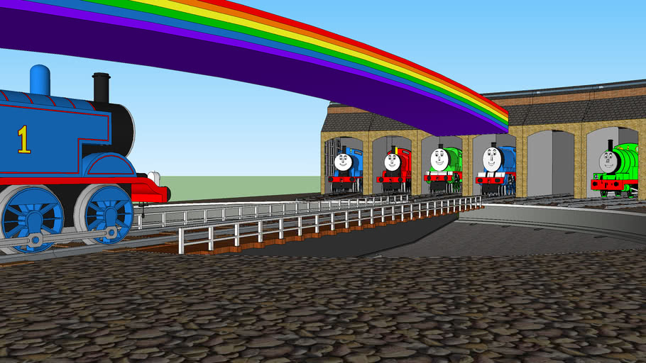 thomas and friends thomas and the rainbow