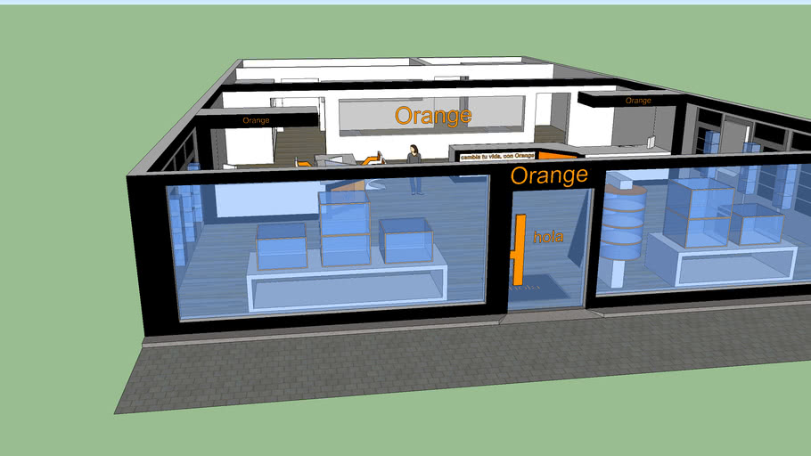 tienda ficticia de Orange