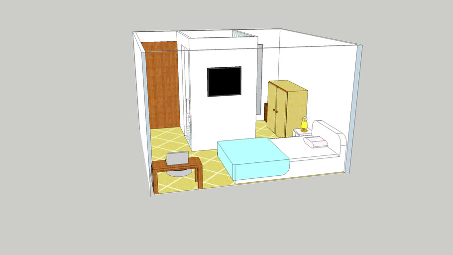 Bedroom 3x3m 3d Warehouse