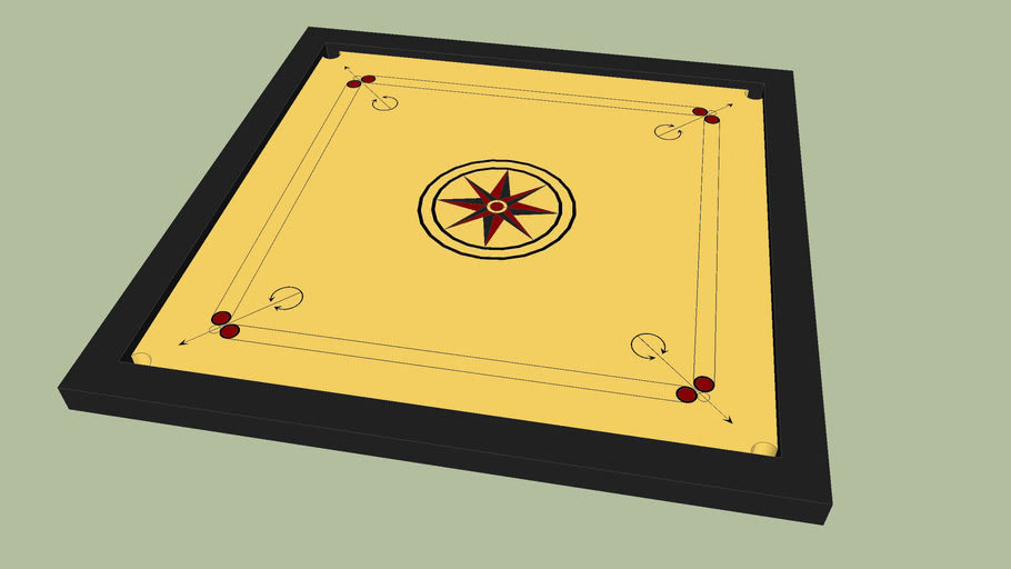 Carrom Board 3D Warehouse