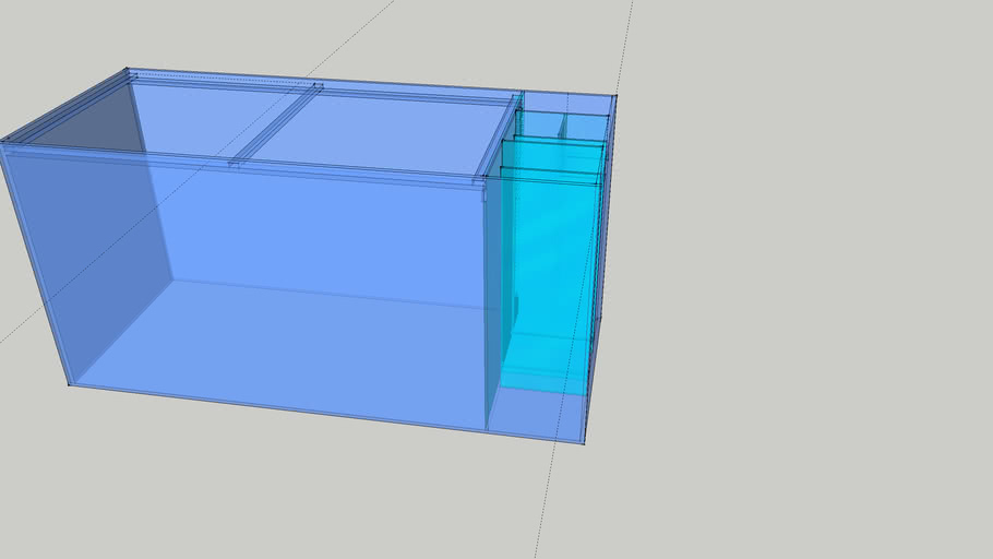 Aquário sump lateral | 3D Warehouse