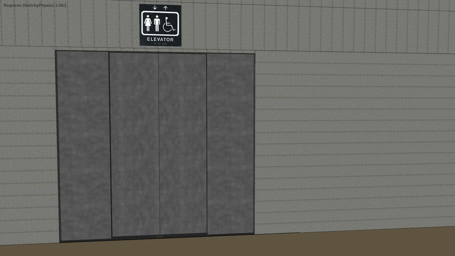 Freight Elevator Door 3d Warehouse