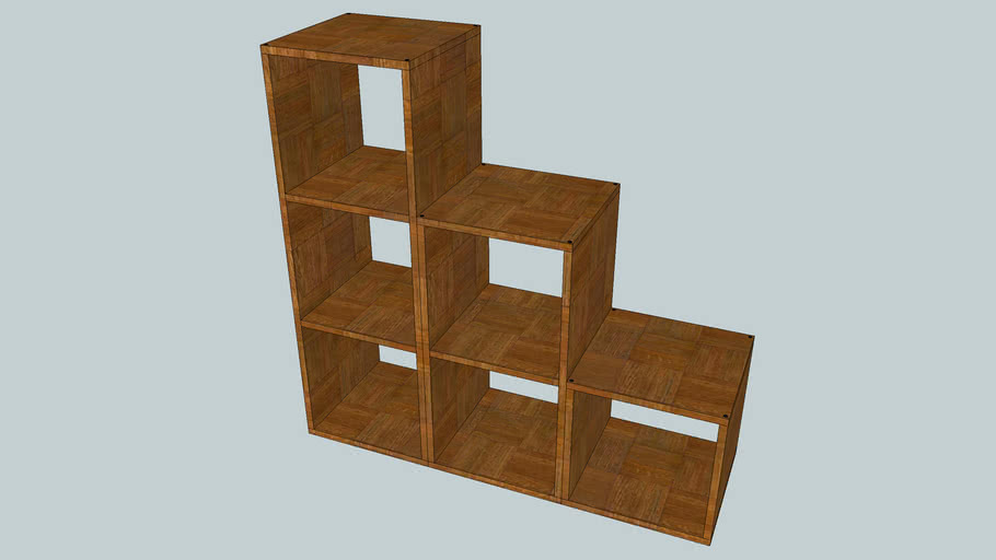 Stair Shaped Bookshelf 3d Warehouse