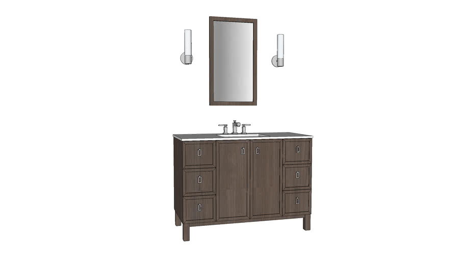 Kohler Jacquard Vanity 3d Warehouse, Kohler Jacquard Bathroom Vanity Cabinet