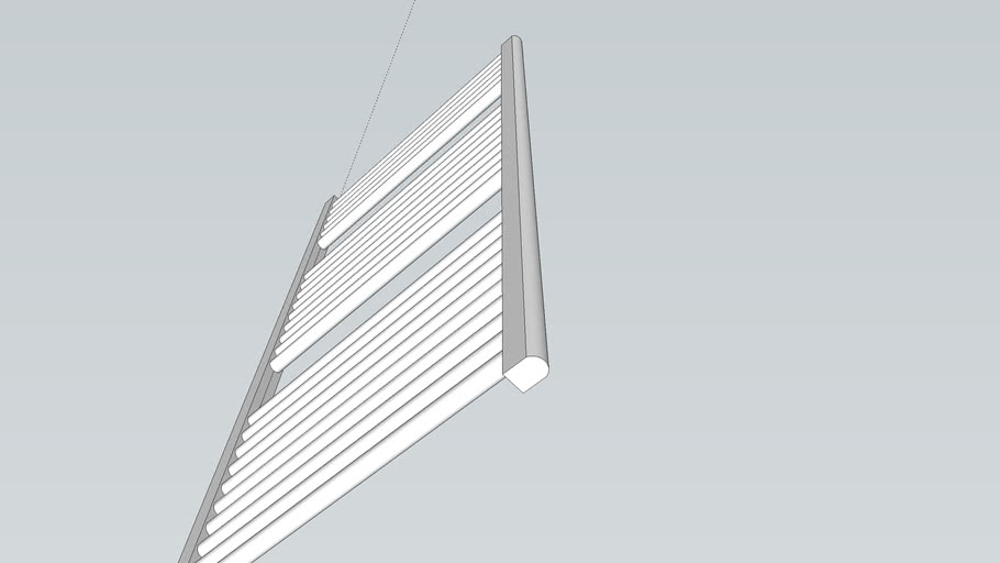 Neptune / Nova Towel Rail 1200 x 600 24148 3D Warehouse