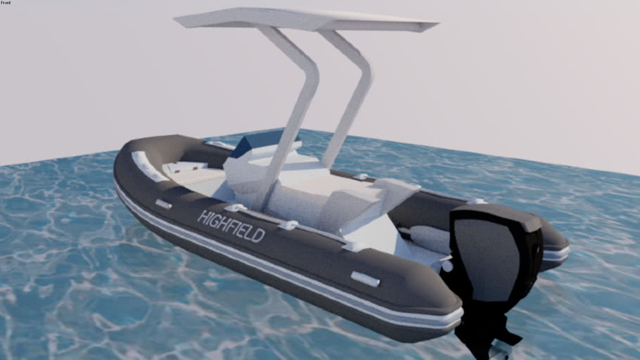 Inflatable Boat Mockup Prototypes