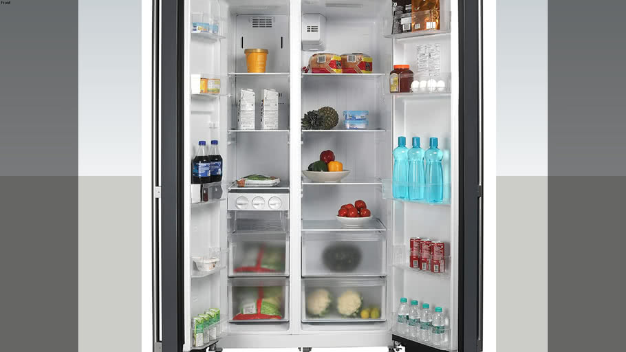 Refrigerator Panasonic 584 L with Inverter 3D Warehouse