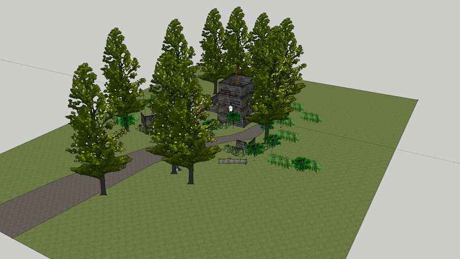 Paintball fort 3D Warehouse