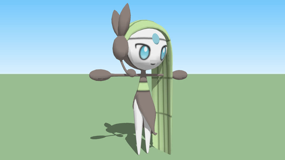 Aria Forme Meloetta Pokemon X And Y 3d Warehouse