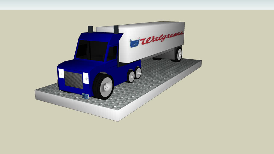 walgreens truck 3D Warehouse
