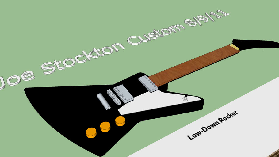 Joe Stockton Gibson Explorer custom 8/9/11