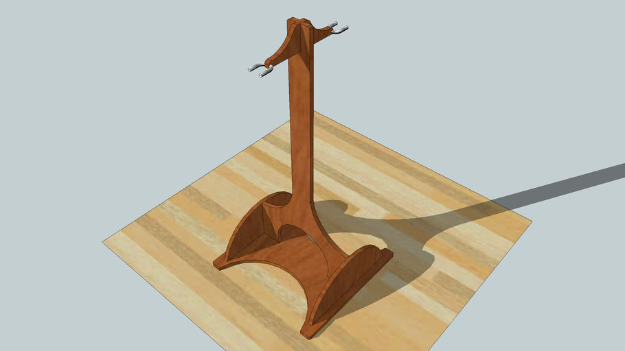 2 Guitar Stand 3D Warehouse