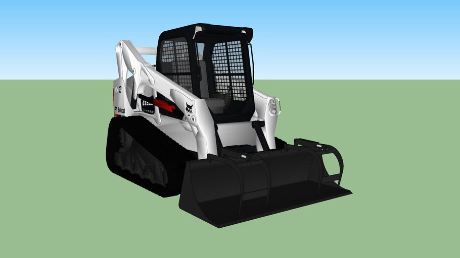 Bobcat T770 with Bucket Grapple 3D Warehouse