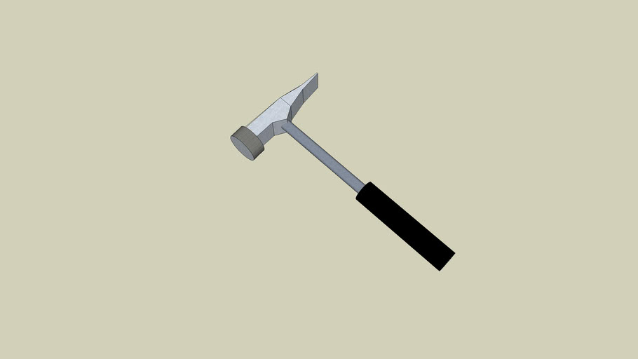 SMALL CHIPPING HAMMER. 3D Warehouse