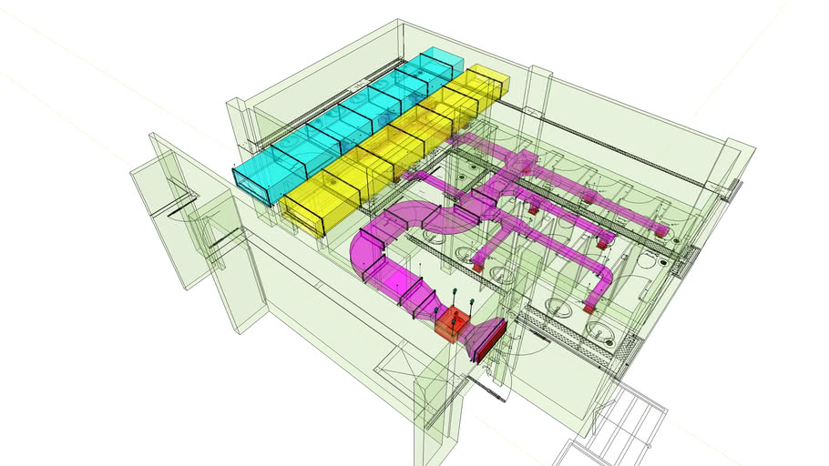 Exhaust Air Duct D01Toilet 1 Rev.1 3D Warehouse