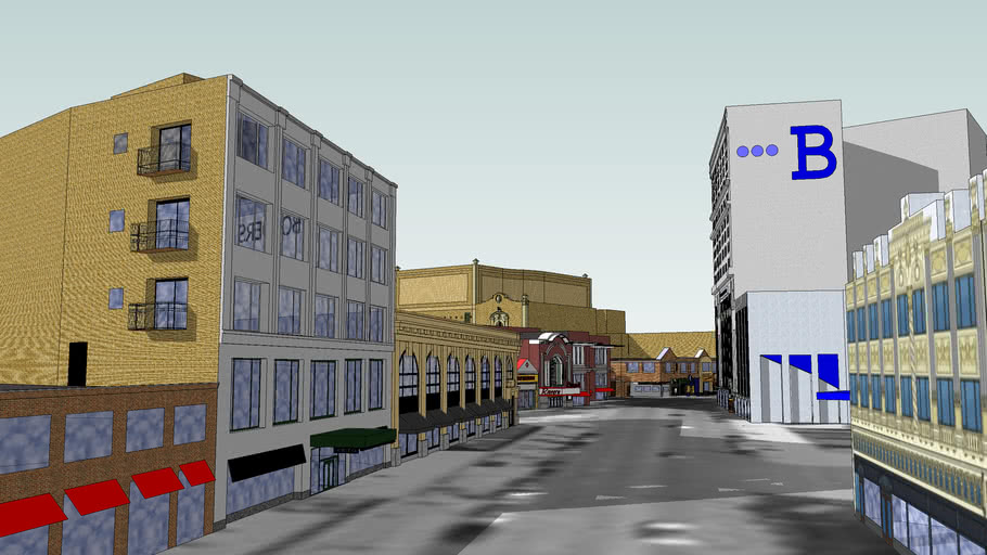 Chicago's Uptown Square SketchUp 7.0 3D Warehouse