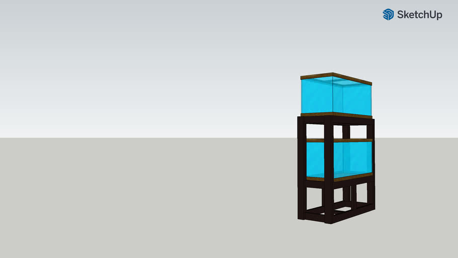 75 Gallon Dual Tank Stand 3D Warehouse