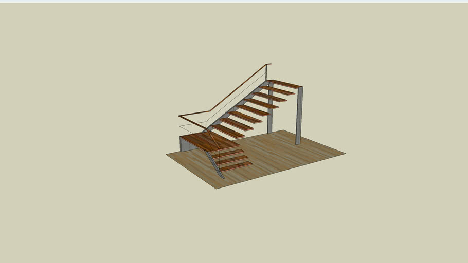 Escaleras Stairs 3d Warehouse