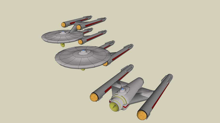 Variations on Star Trek Ships