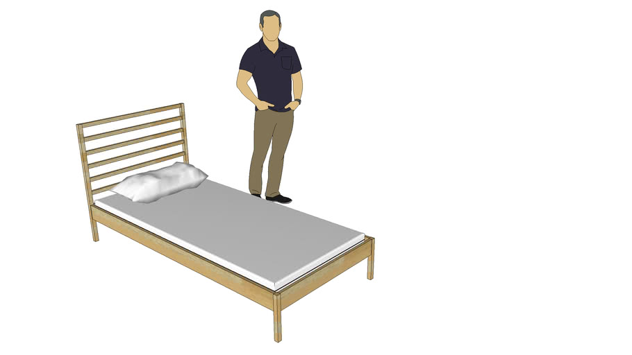 Ikea Tarva Single Bed Frame With, Single Bed Frame Ikea