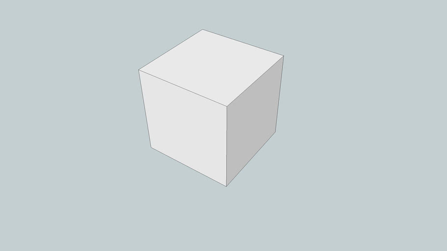 regular hexahedron 3D Warehouse