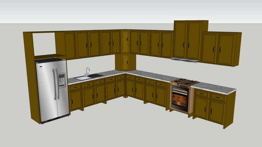 Kitchen Set 3d Warehouse 8269