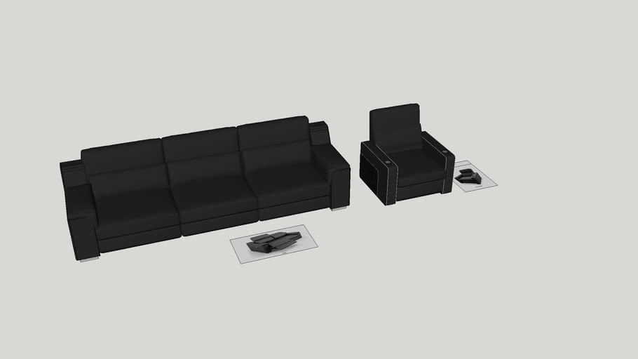 Theater sofa 3D Warehouse