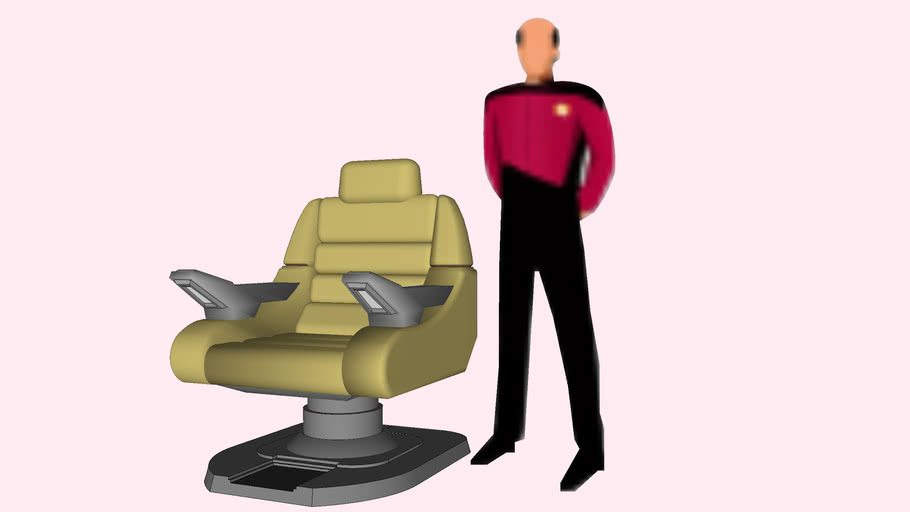 Star Trek Captain's Chair 3D Warehouse