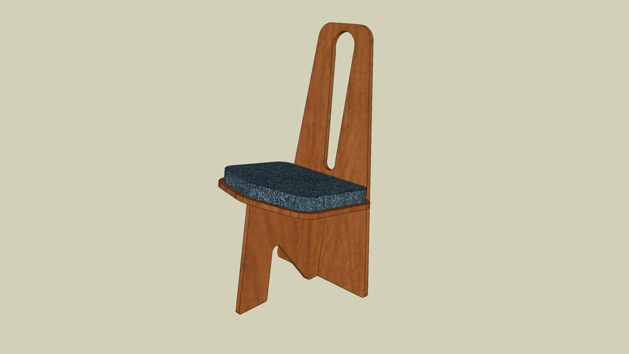 Plywood Chair 3D Warehouse