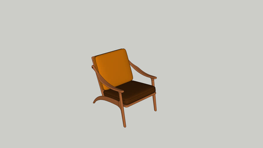 Lean Back, teak/amber velvet/coffee brow - Warm Nordic - design by Arne ...