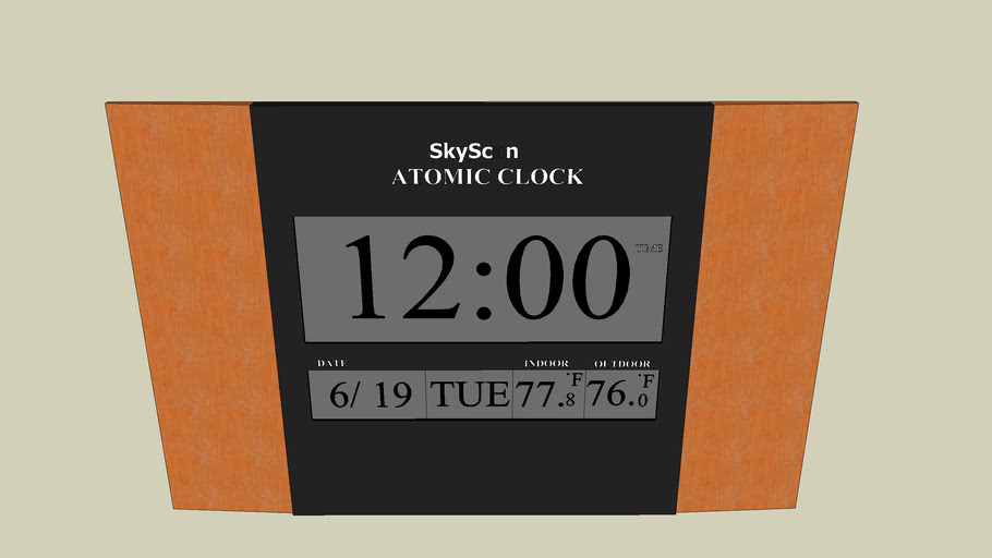 SkyScan Atomic Clock | 3D Warehouse