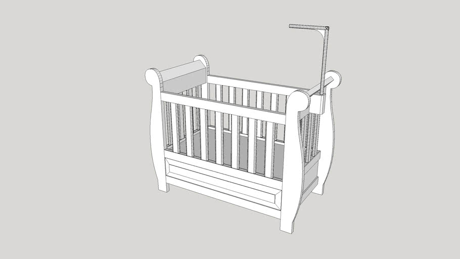 american girl baby crib