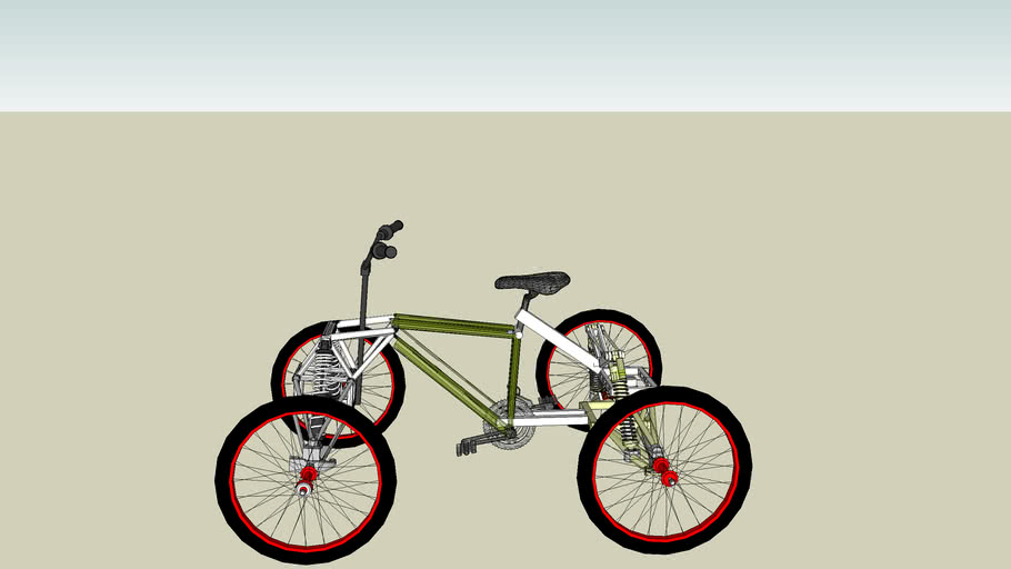 4 wheel bike frame