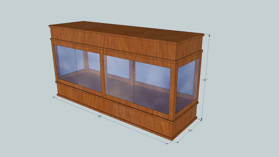 Bearded Dragon Tank w/stand 3D Warehouse