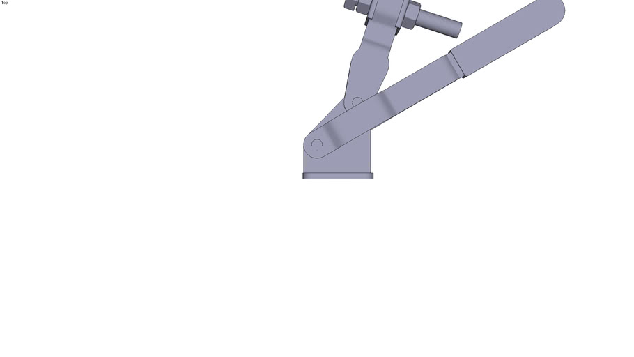 Vertical toggle clamp M12x80 3D Warehouse