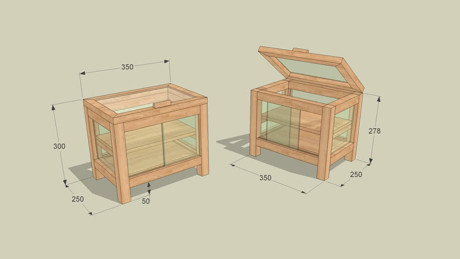 GLASS STORAGE BOX 3D Warehouse