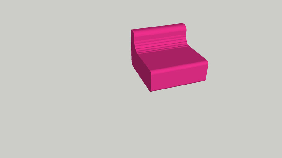 SOFT LINE SOFA 88 x 88 x 63 3D Warehouse