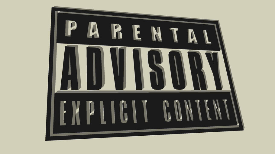Parental Advisory 3d Warehouse